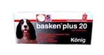 Ficha técnica e caractérísticas do produto Basken Plus 20 C/ 4 Comp Konig - Vermífugo Cães