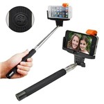 Ficha técnica e caractérísticas do produto Bastão de Selfie C/ Controle Bluetooth na Propria Haste Monopod Cor Preto