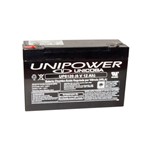 Ficha técnica e caractérísticas do produto Bat Unipower 6v 12ah F187 (up6120)