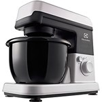 Ficha técnica e caractérísticas do produto Batedeira Electrolux Chef Gourmet 6 Velocidades Preto e Prata - 300W
