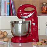 Ficha técnica e caractérísticas do produto Batedeira Fun Kitchen Multi Chef 4 Velocidades Vermelha 350W