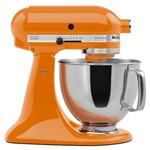 Ficha técnica e caractérísticas do produto Batedeira Kitchenaid Stand Mixer Artisan Tangerine 4,8l 127v