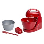 Ficha técnica e caractérísticas do produto Batedeira Max Duo 4 Velocidades 130W Vermelho Faet