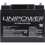 Ficha técnica e caractérísticas do produto Bateria 12V 40Ah M6 não Automotiva - UP 12400 - Unipower