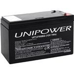 Ficha técnica e caractérísticas do produto Bateria 12V 7,0 Ah - Up1270Seg F187 - Unipower