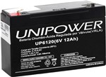 Ficha técnica e caractérísticas do produto Bateria 6V 12Ah - Up6120 - Unipower