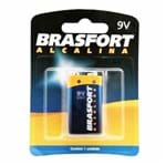 Ficha técnica e caractérísticas do produto Bateria 9V Alcalina Brasfort