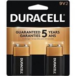Ficha técnica e caractérísticas do produto Bateria 9V Alcalina Duracell Caixa C/24 Baterias (cartela C/