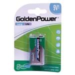 Ficha técnica e caractérísticas do produto Bateria 9V Golden Power G6F22 - Blister com 01 Unidade