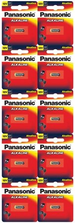 Ficha técnica e caractérísticas do produto Bateria Alcalina 12v Panasonic Cartela com 10 Unidades