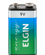 Ficha técnica e caractérísticas do produto Bateria Alcalina 9V Elgin