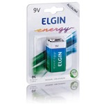 Ficha técnica e caractérísticas do produto Bateria Alcalina 9v Embalagem C/1 82158 Elgin