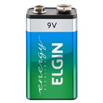 Ficha técnica e caractérísticas do produto Bateria Alcalina Elgin 82158 9v 1 Unidade