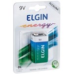 Ficha técnica e caractérísticas do produto Bateria Alcalina Energy 9V 1 Unidade 82158 Elgin