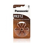 Ficha técnica e caractérísticas do produto Bateria Auditiva Panasonic PR-312H Cartela com 6 Unidades