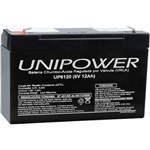 Ficha técnica e caractérísticas do produto Bateria Chumbo-Ácida Selada 6v/12a Up6120 Unipower