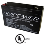 Ficha técnica e caractérísticas do produto Bateria chumbo-acido Unipower UP6120 6V, 12Ah F187