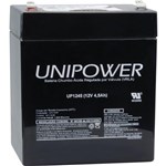 Ficha técnica e caractérísticas do produto Bateria de Chumbo Ácida Selada 12V 4.5A Up1245 Unipower