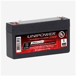 Ficha técnica e caractérísticas do produto Bateria Estacionária Vrla 6v 1,3ah Up613 Unipower