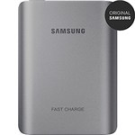 Ficha técnica e caractérísticas do produto Bateria Externa Fast Charge Smartphones Samsung 10200mah Prata