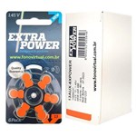 Ficha técnica e caractérísticas do produto Bateria EXTRA POWER 13 / PR48 - para Aparelho Auditivo