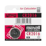 Ficha técnica e caractérísticas do produto Bateria lithium cr2016 Maxell