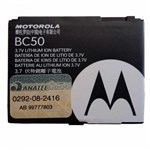 Ficha técnica e caractérísticas do produto Bateria Motorola Bc-50 Original