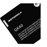 Ficha técnica e caractérísticas do produto Bateria Motorola Moto G4 Play Gk40