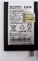 Ficha técnica e caractérísticas do produto Bateria Motorola Moto X Xt1055 Xt1058 Ex34 Moto X1 2120 Mah