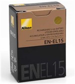Ficha técnica e caractérísticas do produto Bateria Nikon En- El15a D7000 D610 D810 D7100 D7200