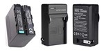 Ficha técnica e caractérísticas do produto Bateria Np-f960 para Iluminador Yn-300ii Led + Carregador