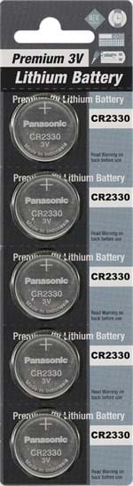 Ficha técnica e caractérísticas do produto Bateria Panasonic Cr2330 Lithium 3.0V | Cartelas C/05 Unidade