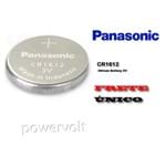 Ficha técnica e caractérísticas do produto Bateria Panasonic Cr1612 Lithium 3.0V | Cartelas C/01 Unidade