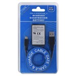 Ficha técnica e caractérísticas do produto Bateria para Controle Ps4 com Cabo USB Carregador - Importado