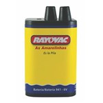 Ficha técnica e caractérísticas do produto Bateria Rayovac Amarelinha 6 Volts (941)