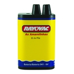 Ficha técnica e caractérísticas do produto Bateria Rayovac Amarelinha 6 volts (941)