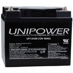 Bateria Selada Vrla 12v 40,0ah M6 Up12400 Rt 06c043 - Unipower