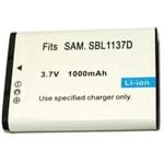 Ficha técnica e caractérísticas do produto Bateria SLB-1137D para Samsung (1000mAh e 3.7V)