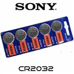 Ficha técnica e caractérísticas do produto Bateria Sony Lithium Cr2032 3v Cartela C/ 5 Unidades
