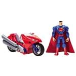Ficha técnica e caractérísticas do produto Batman Collector Superman com Moto - Mattel