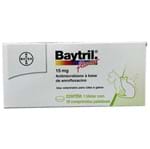 Ficha técnica e caractérísticas do produto Baytril 15mg - 10 Comprimidos