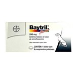 Ficha técnica e caractérísticas do produto Baytril 250MG - 6/Comprimidos - Bayer