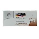 Ficha técnica e caractérísticas do produto Baytril Flavour 150mg 10 Comp - Bayer (Antibiótico Cães)