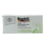Ficha técnica e caractérísticas do produto Baytril Flavour 15mg 10 Comprimidos Bayer Antibiótico Cães e Gatos
