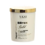 Ficha técnica e caractérísticas do produto BBTOX Gold Ykas Creme Alisante 1Kg