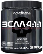 Ficha técnica e caractérísticas do produto BCAA 4:1:1- Caveira Preta (280g) - Black Skull