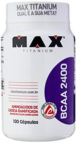 Ficha técnica e caractérísticas do produto BCAA 2400 - 100 Cápsulas - Max Titanium, Max Titanium