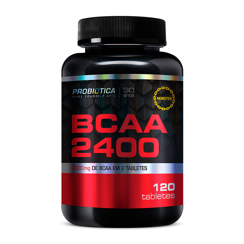 Ficha técnica e caractérísticas do produto Bcaa 2400 (120tabs) Probiótica