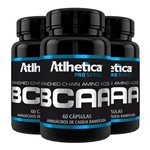 BCAA - 3 Un de 60 Cápsulas - Atlhetica