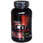 Ficha técnica e caractérísticas do produto BCAA + Vitamina B6 Basic Nutrition - 240 Cápsulas
